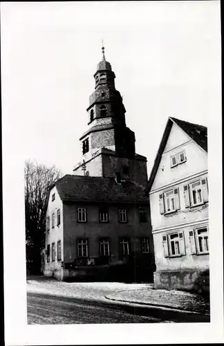 Foto Langgöns in Hessen, Straßenpartie, Turm