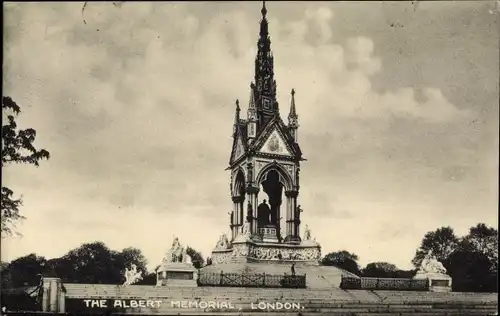 Ak London City England, The Albert Memorial