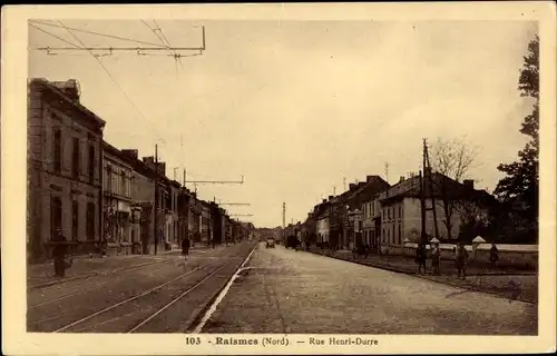 AK Raismes Nord, Rue Henri Durre