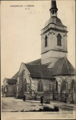 Ak Ancerville Meuse, L Eglise, Kirche, Außenansicht