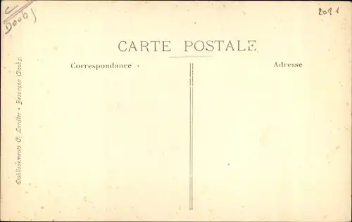 Ak Valentigney Doubs, Le Temple, Kirche, Außenansicht