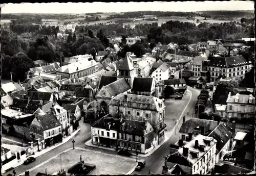 Ak Mouy Oise, En Avion, Vue d'ensemble - La Place