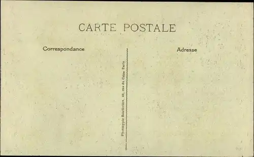 Ak Beaulieu Maine-et-Loire, clocher, ruines, Kriegszerstörung I. WK