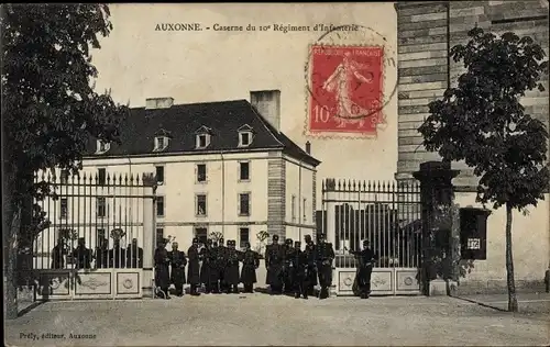 Ak Auxonne Côte d’Or, Caserne du 10e Regiment d'Infanterie