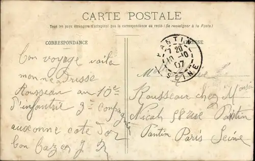 Ak Auxonne Côte d’Or, Caserne du 10e Regiment d'Infanterie