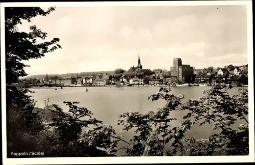 Ak Kappeln an der Schlei, Blick auf den Ort