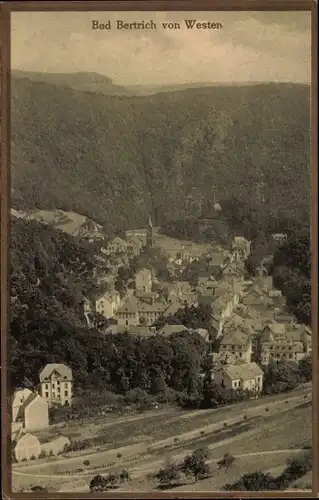 Ak Bad Bertrich an der Mosel Eifel, Blick vom Westen, Panorama