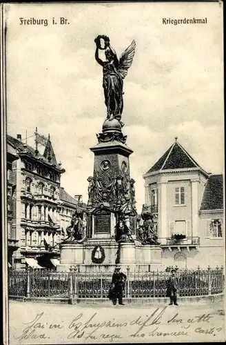 Ak Freiburg im Breisgau, Kriegerdenkmal