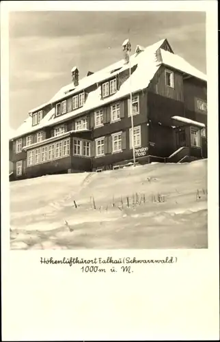 Ak Falkau Feldberg im Schwarzwald, Fremdenheim Villa Hosp, Winter