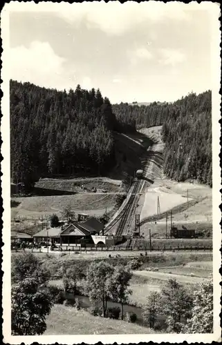 Ak Oberweißbach Schwarzatal Thüringen, Oberweißbacher Bergbahn