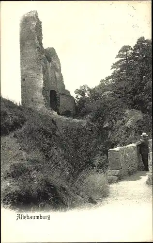 Ak Altenbamberg in Rheinland Pfalz, Altenbaumburg, Ruine