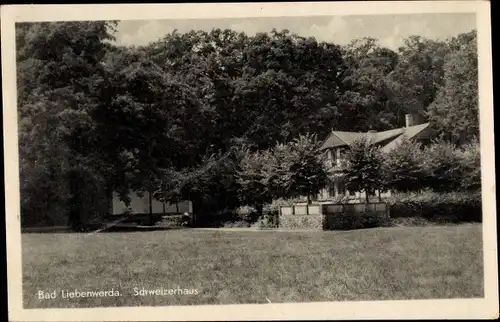 Ak Bad Liebenwerda in Brandenburg, Schweizerhaus