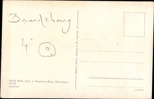 Ak Bad Liebenwerda in Brandenburg, Schweizerhaus