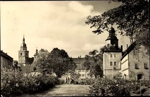 Ak Bad Tennstedt in Thüringen, Blick zum Rathaus
