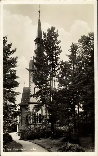 Ak Bad Liebenstein im Thüringer Wald, Kirche, Außenansicht