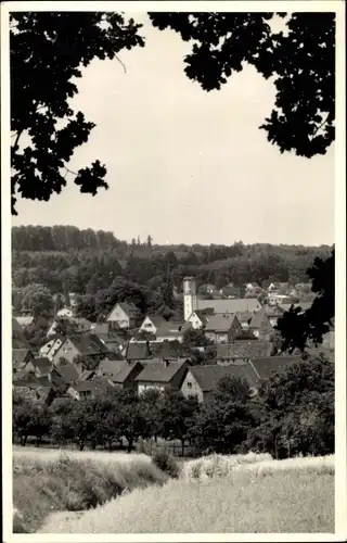 Ak Traisa Mühltal im Odenwald Hessen, Ortsansicht, Kirche