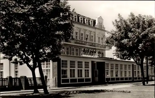 Ak Ostseebad Ahlbeck Heringsdorf auf Usedom, HO Hotel Ostsee