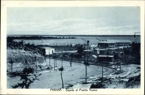 Ak Paraná Argentinien, Bajada al Puerto Nuevo