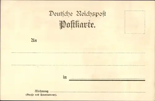 Litho Prettin Annaburg im Kreis Wittenberg, Lichtenburger Tor, Kirche, Strafanstalt, Markt, Post