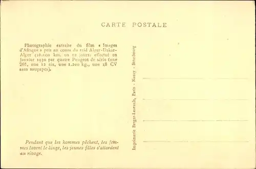 Ak Pendant que les hommes pêchent, les femmes lapent le linge, Barbusig