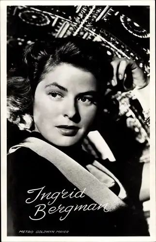 Ak Schauspielerin Ingrid Bergman, Portrait