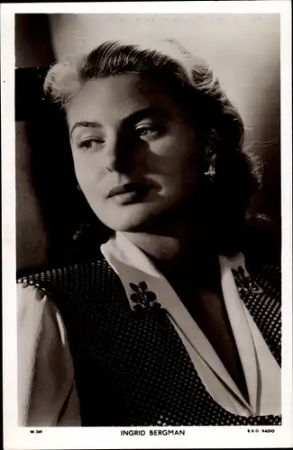 Ak Schauspielerin Ingrid Bergman, Portrait