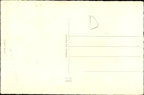 Ak Drei Katzen mit Weidenkorb und Schmetterling