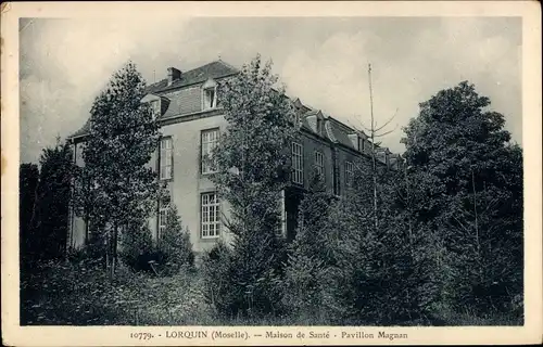 Ak Lorquin Lörchingen Lothringen Moselle, Maison de Sante, Pavillon Magnan