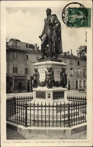 Ak Bar le Duc Meuse, Le Monument du Marechal Oudinot, Denkmal