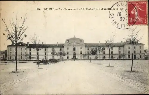 Ak Rueil Hauts-de-Seine, La Caserne du 16e Bataillon d'Artillerie