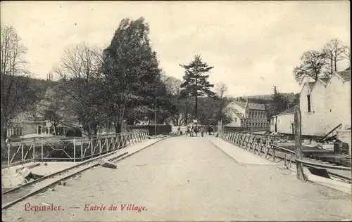 Ak Pepinster Wallonien Lüttich, Entree du Village