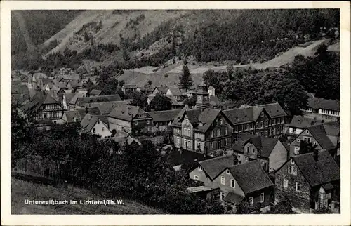 Ak Unterweißbach im Thüringer Wald, Panorama