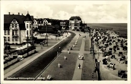 Ak Ostseebad Kühlungsborn, Promenade und Strand