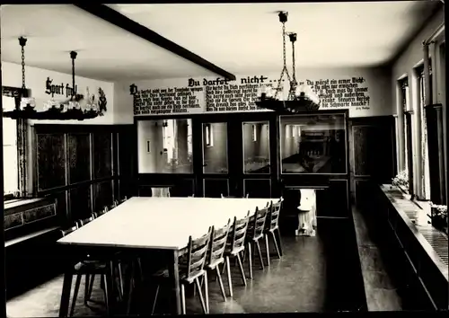 Ak Bad Düben an der Mulde Sachsen, HO-Gaststätte Rotes Haus, Saal