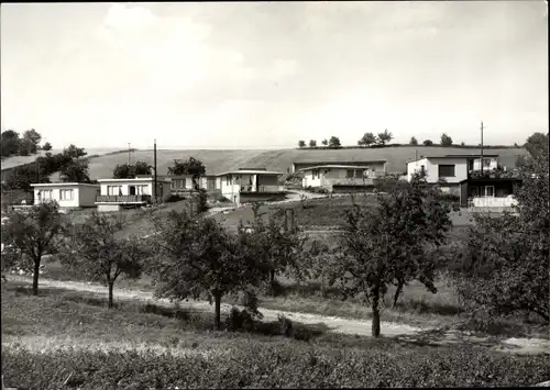 Ak Rastenberg in Thüringen, Bungalow-Siedlung