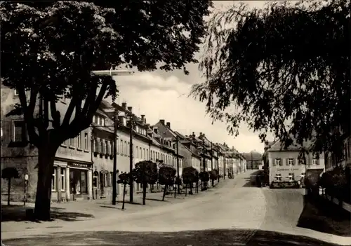 Ak Sayda im Erzgebirge, Straßenansicht