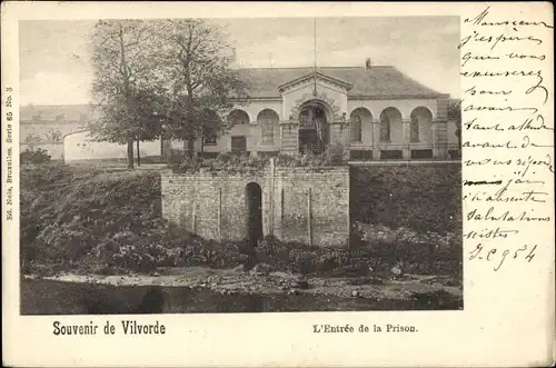Ak Vilvoorde Flandern Flämisch Brabant, L'Entree de la Prison