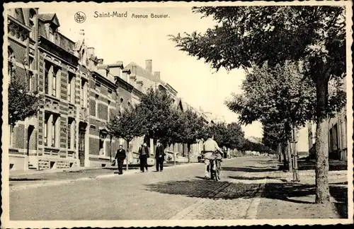 Ak Saint Mard Wallonien Luxemburg, Avenue Bouvier