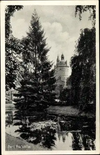 Ak Vallo Slot Koge Dänemark, Schlosspark