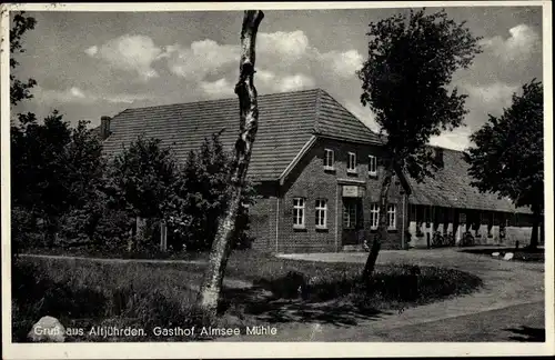 Ak Altjührden Varel am Jadebusen, Gasthof Almsee Mühle