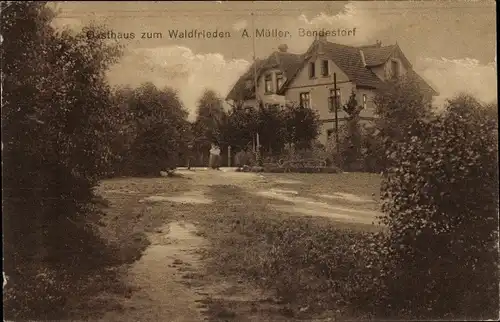 Ak Bendestorf am Kleckerwald in Niedersachsen, Gasthaus Zum Waldfrieden