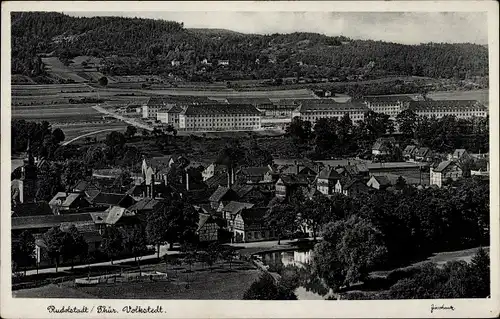 Ak Volkstedt Rudolstadt in Thüringen, Blick auf den Ort