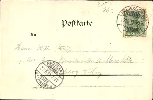 Präge Ak Hildesheim in Niedersachsen, Enthüllung des Kaiser Wilhelm Denkmals 1900, Portraits
