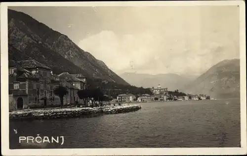 Ak Prčanj Perzagno Montenegro, Stadtansicht