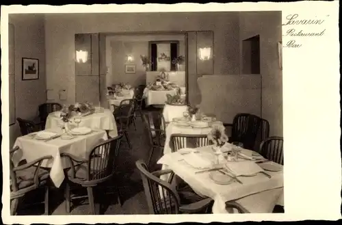 Ak Berlin Tiergarten, Restaurant, Bar Savarin, Innenansicht, Budapester Str. 33