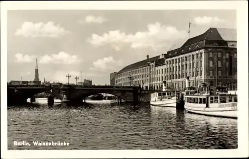 Ak Berlin Mitte, Waisenbrücke