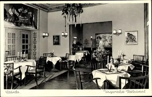 Ak Berlin Schöneberg, Csárda Ungarisches Restaurant