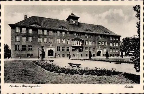 Ak Berlin Reinickendorf Borsigwalde, Schule