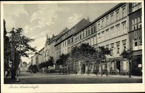 Ak Berlin Kreuzberg, Partie in der Lindenstraße, Lyzeum und Studienanstalt der Ursulinen