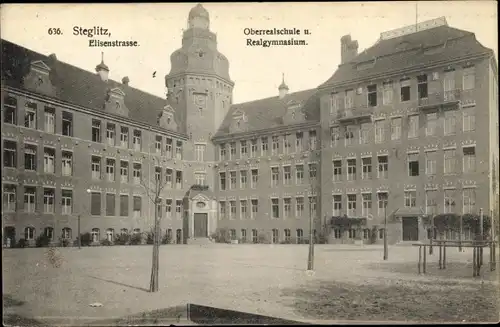 Ak Berlin Steglitz Elisenstraße Oberrealschule Realgymnasium